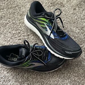 Brooks Cascadia 11 Trail Running Shoes - Black, Blue, Green 110213 1D 440 size 9